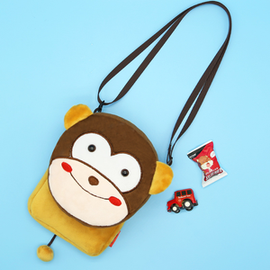 New Arrival <b>Cartoon</b> Character Kindergarten School <b>Backpack</b> Plush Material Zipper Closure Weight Reduction Unisex - Product Image 2