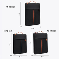Sac à main pour ordinateur portable 12-15 pouces, étui pour Ultrabook, housse pour ordinateur portable, pochette antichoc pour ordinateur portable, pochette de voyage simple en polyester