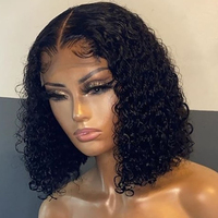Perruque Bob HD Lace 100% Cheveux Humains Vierges, Perruque Frontale Naturelle pour Femme, Meilleure Perruque Indienne HD Lace Cheveux Humains Authentiques