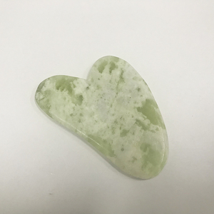 Giada Lattea Gua Sha strumenti per il <span class=keywords><strong>viso</strong></span> per massaggiatore per il <span class=keywords><strong>viso</strong></span> pietre per la cura della pelle e il corpo che scolpisce i prodotti per il <span class=keywords><strong>massaggio</strong></span> - Product Image 3