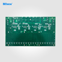 MIwin OEM ODM 21 Slot PCIE 5.0 X16 Switch Papan Ekspansi GPU 4 Chip Broadcom 89104 18 MCIO X8 PCIE 5.0 Switch Backplane GPU