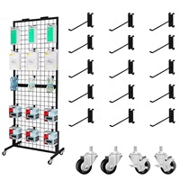 Présentoir en métal grillagé pour magasin de détail, idéal pour jouets, coques de téléphone, chargeurs, accessoires et produits de collation – Expédition depuis l'entrepôt américain