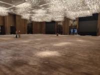 Tapis de luxe moderne en laine/soie, à poils ras, tufté à la main, avec dos antidérapant, pour salon
