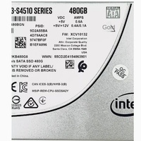 Disque SSD d'entreprise Intel S4510 480G pour serveur de bureau SATA 3.0 pour usage interne externe