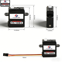 Flash Hobby Super Tiny FH-1083D 1.7g 0.05s Moteur sans noyau Ultra Micro Servo numérique pour petits avions RC d'intérieur