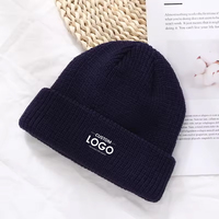 Article de promotion en peluche, nouveau chapeau unisexe chaud d'hiver animal 2D 3D enfants tricoté broderie logo bonnet personnalisé