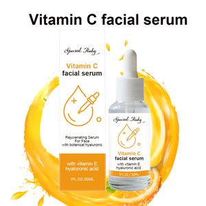 Venta caliente cuidado de la piel vegano ácido hialurónico y vitamina C antienvejecimiento hidratante brillo blanqueamiento hidratante suero Facial 30ml - Product Image 5