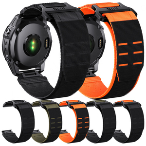 HUANLONG JM Style Etiqueta magnética Correa de reloj de nailon para reloj Garmin 22mm 26mm de ancho - Product Image 5