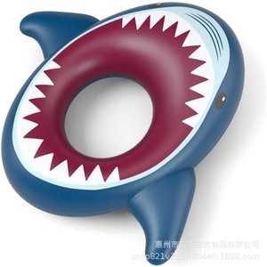 Bouée gonflable en forme de requin pour adultes, jouet de piscine, équipement de divertissement pour aire de jeux aquatique - Product Image 3