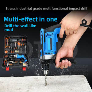 電動ドリル電動インパクトドリルハイパワーインパクトドリル工業用グレード多機能ポータブル - Product Image 2