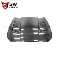 Capot avant en fibre de carbone style AC pour Ford Mustang 2015-2017, couvre-moteur avant, pièces automobiles