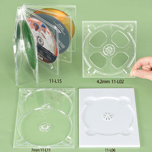YUZMEI boîtiers Blu-Ray en plastique Standard Muti Disc DVD Box boîtiers DVD disque unique CD/DVD Digi Tray clair Double boîtier CD Digipak - Product Image 3