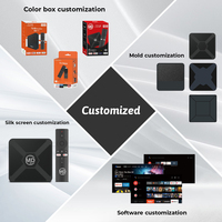 Decodificador de TV Personalizado OEM de Alta Calidad MXG PRO 1GB 8GB 2GB 16GB RK3229 5G WIFI Android 4K Smart Tvbox