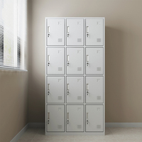 Vêtements de travail du personnel de la salle de sport scolaire Armoire en acier Casiers multi-métaux personnalisés Armoire multi-portes 9 portes