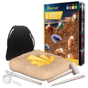 Pierres précieuses éducatives Découvrez des jouets Gem Stone Dig <span class=keywords><strong>Kit</strong></span> STEM Science Excavation Archéologie Gem Creuser Kits pour enfants Collection - Product Image 6