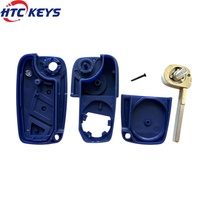 Coque de clé de voiture pliable de remplacement de bonne qualité pour clés de véhicules Fiat