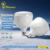 Ampoule LED à Coque Transparente Prix Usine 20W-60W SMD3535 Haute Efficacité Sans Scintillement Protection Oculaire pour Magasin Entrepôt Garage