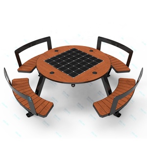Adlis/weiyin Wyc1821 Bibo, Punto de Acceso Wi-Fi, Cargador USB Móvil con Energía Solar para Picnics al Aire Libre - Mesa de Picnic de Acero - Product Image 2