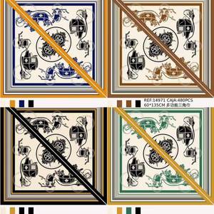 Foulard triangolare multifunzionale FulareS 60x135 cm in poliestere e cotone stampato per uso esterno, tutte le stagioni, unisex - Product Image 1