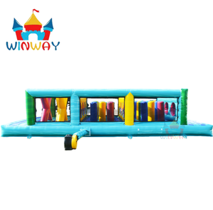 Parcours d'obstacles gonflable irisé à succès en 2026, directement de l'usine, jeu de tic-tac-toe commercial pour enfants, jeu de plein air amusant - Product Image 4