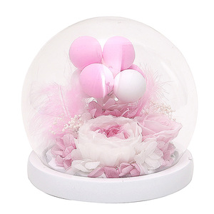 Nuevo Adorno de Rosa Eterna 2026 con Cubierta de Cristal y Globo, Regalo Creativo de Flor Artificial - Product Image 4