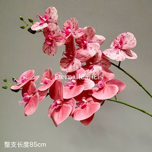 Orquídea Phalaenopsis Secret Garden, Flor de Seda de 7 Cabezas, Rama Individual, Decoración para Bodas y Hoteles, Accesorios de Fotografía - Product Image 3