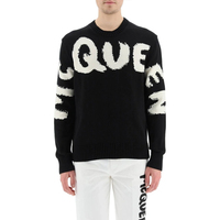 Pull-over en tricot de mode de créateur avec logo personnalisé, tricots pour hommes, chandails à manches longues en laine jacquard avec lettres, tricotés pour hommes