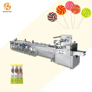 Multifunctional Pillow Flow Wrapping Donuts Fruit Jam Portion Ice Cream Candy Vegetable Packing Packaging Machine line