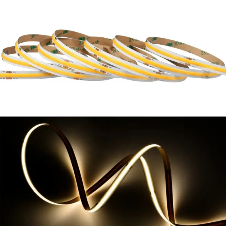 Hot selling 2700K 6500K 480 LEDs/Meter 10W 24V DC COB led strip lights waterproof led Strip IP67