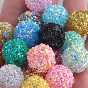 Bút Acrylic đầy màu sắc <span class=keywords><strong>Sequins</strong></span> thẳng lỗ hạt điện thoại di động Chuỗi Móc Chìa Khóa Phụ kiện tự làm hạt lỏng - Product Image 4