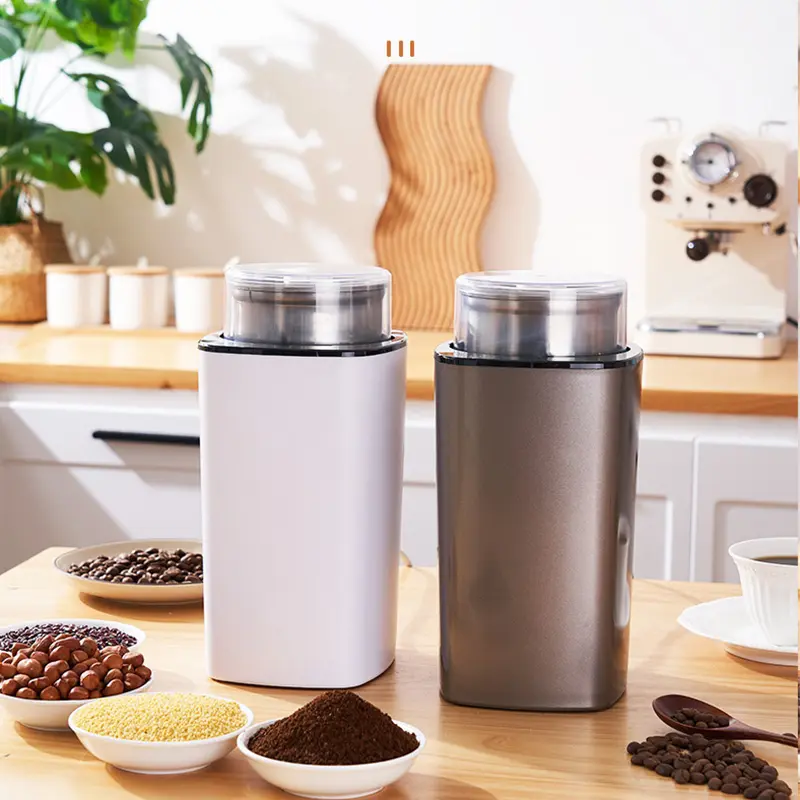 Electric Coffee & Tea Grinder Mill Pure Copper Motor Manual Coffee Maker