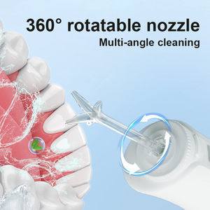 Portable sans fil 300mL-400mL Ipx7 voyage à domicile jet dentaire irrigateur Oral électrique étanche Jet d'eau flosser - Product Image 4
