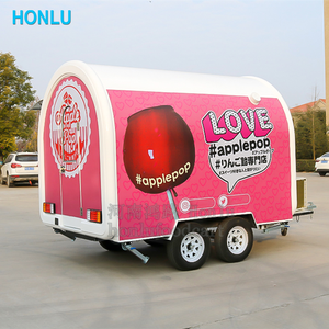 Petit chariot de crème glacée, camions de snacks, kiosque de nourriture Mobile, remorque de restauration - Product Image 5