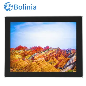 19 inç akıllı All-in-one bilgisayar PCAP dokunmatik RK3399 alüminyum saf düz Panel Android Tablet