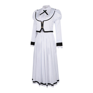 Disfraz de cosplay de anime Star's Edge Yurika Rurukawa, vestido blanco de manga larga con falda - Product Image 2