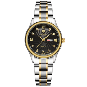 Factory <b>wholesale</b> black model waterproof fashionable women's <b>watch</b> quartz men's mechanical <b>watch</b> high quality couple <b>watch</b> - Product Image 1