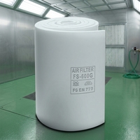 Filtres de plafond FS-600G pour cabine de peinture, matériau filtrant pour l'air du toit, filtre anti-peinture