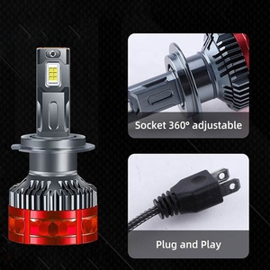 Accessoire automobile QZ33, phares de voiture au xénon, phares de voiture à double tube en cuivre, feux de freinage, ampoule de voiture - Product Image 2