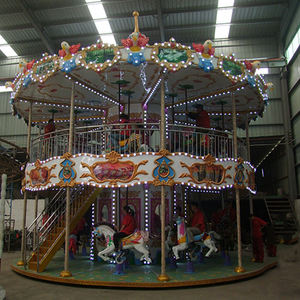 Manège à deux étages de 36 places - Manège de parc d'attractions commercial à grande capacité et à éclairage LED sécurisé - Product Image 4