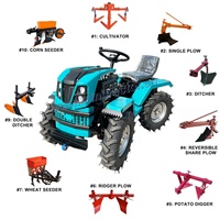Traktor Mini Traktor Pertanian Mini Traktor Kebun Mini dengan CE