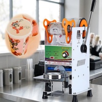 Machine à sceller les gobelets en plastique pour boissons, de style commercial, électrique, de haute qualité, nouvelle génération, pour bubble tea