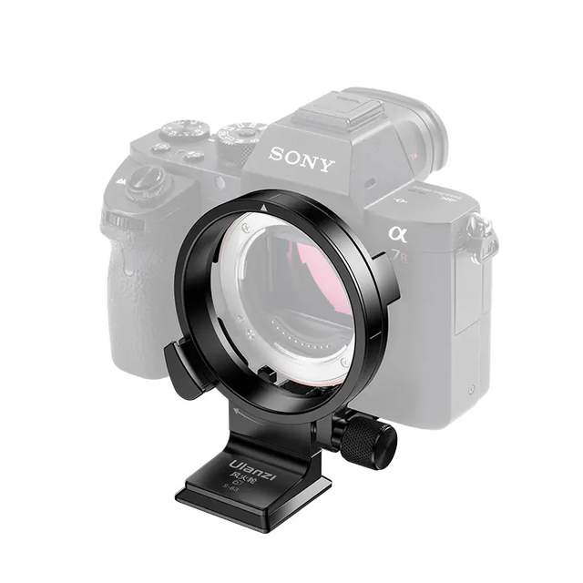 Ulanzi S-63 Claw Quick Release Rotatable Horizontal-To-Vertical Mount Plate for Sony A-Series Camera ZV-E10/A7C/A7M4/FX30