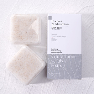 Jabón en Barra de Coco de Marca Privada Han Linger, Hecho a Mano con Hierbas, Glutatión, Blanqueador, Limpieza Profunda, Hidratante para Rostro y Cuerpo - Product Image 1