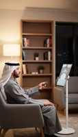 Tablet Al-Quran Terbaru dengan Basis Putar 360 Derajat, Baterai Isi Ulang, Layar 21,5 Inci, Berbahan Logam, untuk Belajar, Membaca, Sentuh, dan Aplikasi Islam