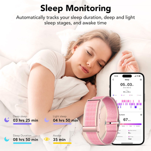 สมาร์ทวอทช์กีฬา Android รุ่นใหม่ล่าสุด สำหรับทุกเพศ  ไม่มีหน้าจอ  ติดตามกิจกรรม  ฟิตเนส  สุขภาพ  วัดอัตราการเต้นของหัวใจ  มาตรฐานกันน้ำ IP68 - Product Image 6