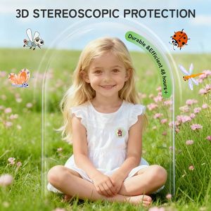 Nuevos Parches Repelentes de Insectos con Aceites Esenciales Naturales para Niños, Venta al Por Mayor OEM, Adhesivos con Perlas Explosivas de PU, Efectivos y No Tóxicos - Product Image 5