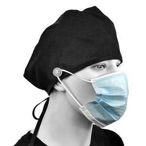OEM Custom Logo Unisex Doctor Surgical <b>Scrub</b> <b>Caps</b> Adjustable Elastic Hospital Quick Dry Breathable <b>Scrub</b> <b>Cap</b> - Product Image 4
