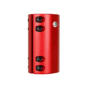 Soporte plegable rojo CNC para scooters Xiaomi serie M365, accesorio de soporte de base de aleación de aluminio, tamaño estándar, color rojo - Product Image 4