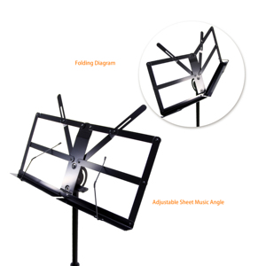 Soporte de Micrófono Profesional K-106B, Negro, Ajustable, de Metal y Goma, Altura de 80-128 cm, para Sentarse y Estar de Pie - Product Image 3