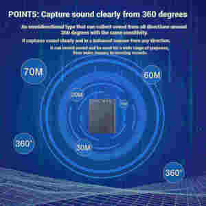 <span class=keywords><strong>Enregistreur</strong></span> vocal numérique <span class=keywords><strong>avec</strong></span> connexion téléphonique OTG, mémoire 16 Go, capacité d'enregistrement de 192 heures, mini <span class=keywords><strong>enregistreur</strong></span> vocal en gros - Product Image 5